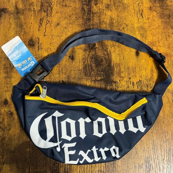 Corona Extra Blue Fanny Pack Waist Belt Bag Unisex Everyday Use - Picture 1 of 2